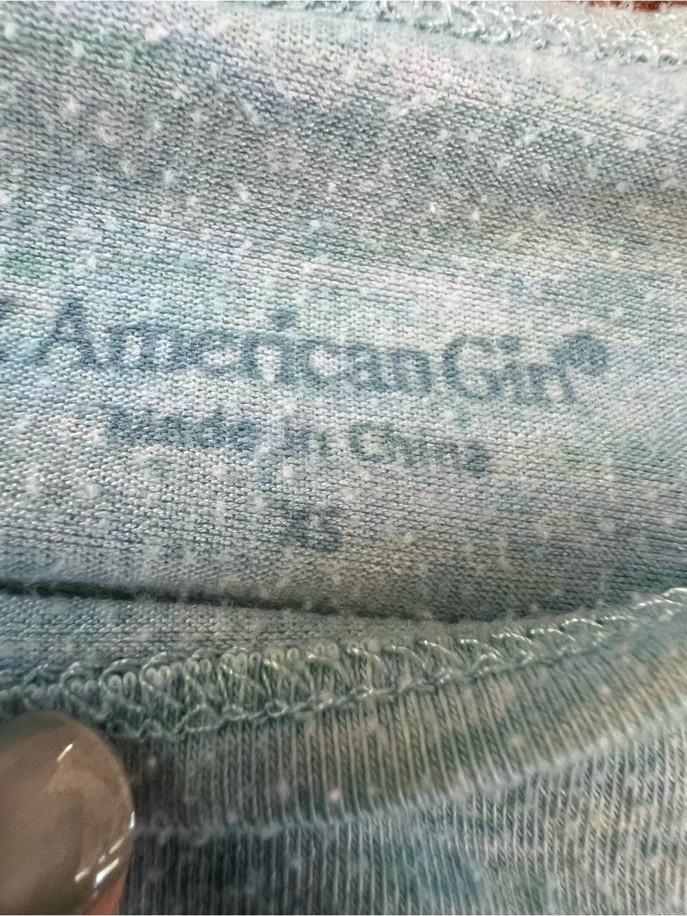 American Girl Girls Nightgown XS 5 6 Honey Puppy Dog Blue Pajamas Clothes